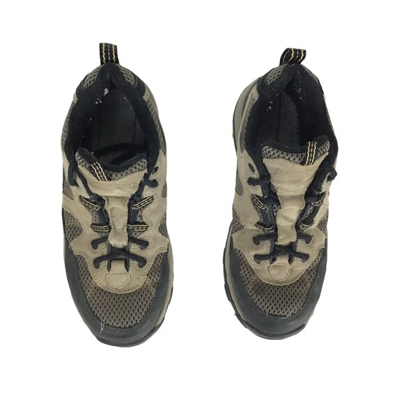 Lands End Womens 7.5M Hiking Shoes Boots Low Top Lace Up Tan Black 79771 - Picture 7 of 12